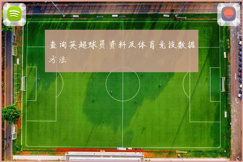 查询英超球员资料及体育竞技数据方法
